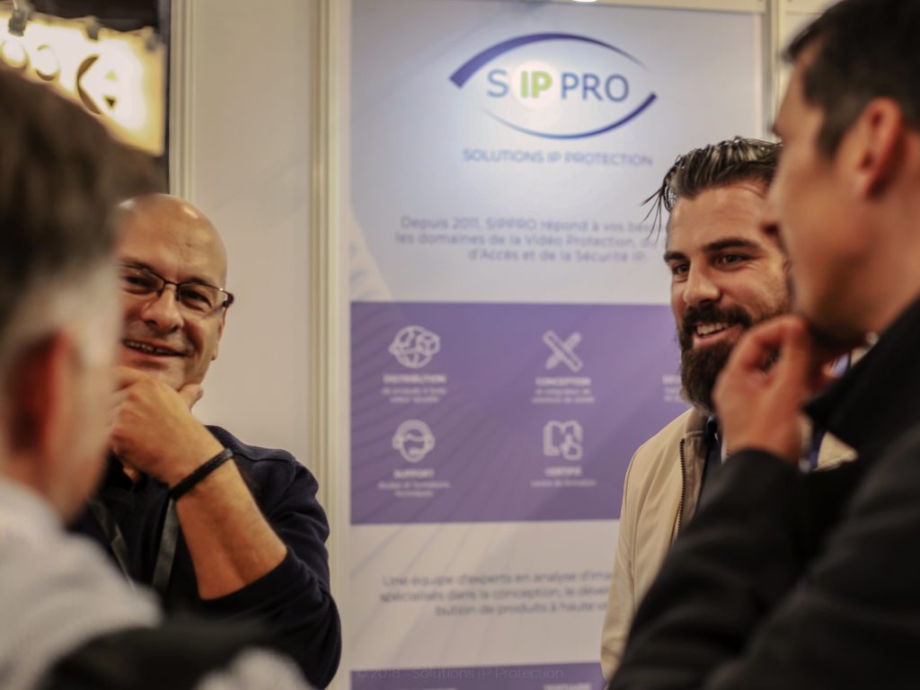 SIPPRO Solutions IP Protection était présente à Expoprotection 2018. Nos équipes ont accueilli les clients sur le stand.
