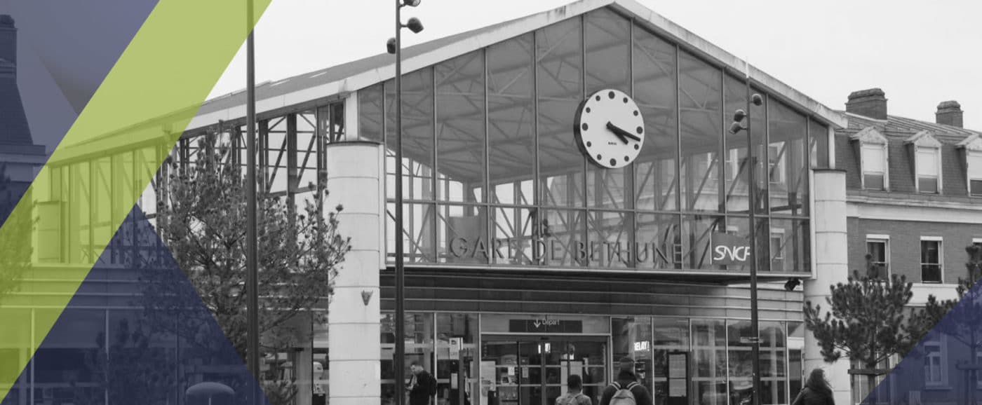 Equipement du parvis Nord de la gare de Béthune