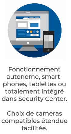 Genetec Advantage | fonctionnement autonome sur smartphone tablette ou security center