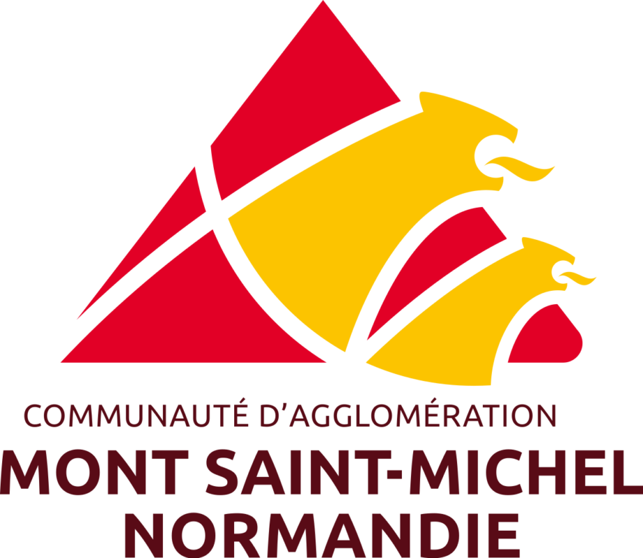 Logotype de la Communauté d'agglomération du Mont Saint-Michel, qui est une référence professionnelle SIPPRO Solutions IP Protection, distributeurs de solutions de sûreté et de sécurité pour les professionnels.