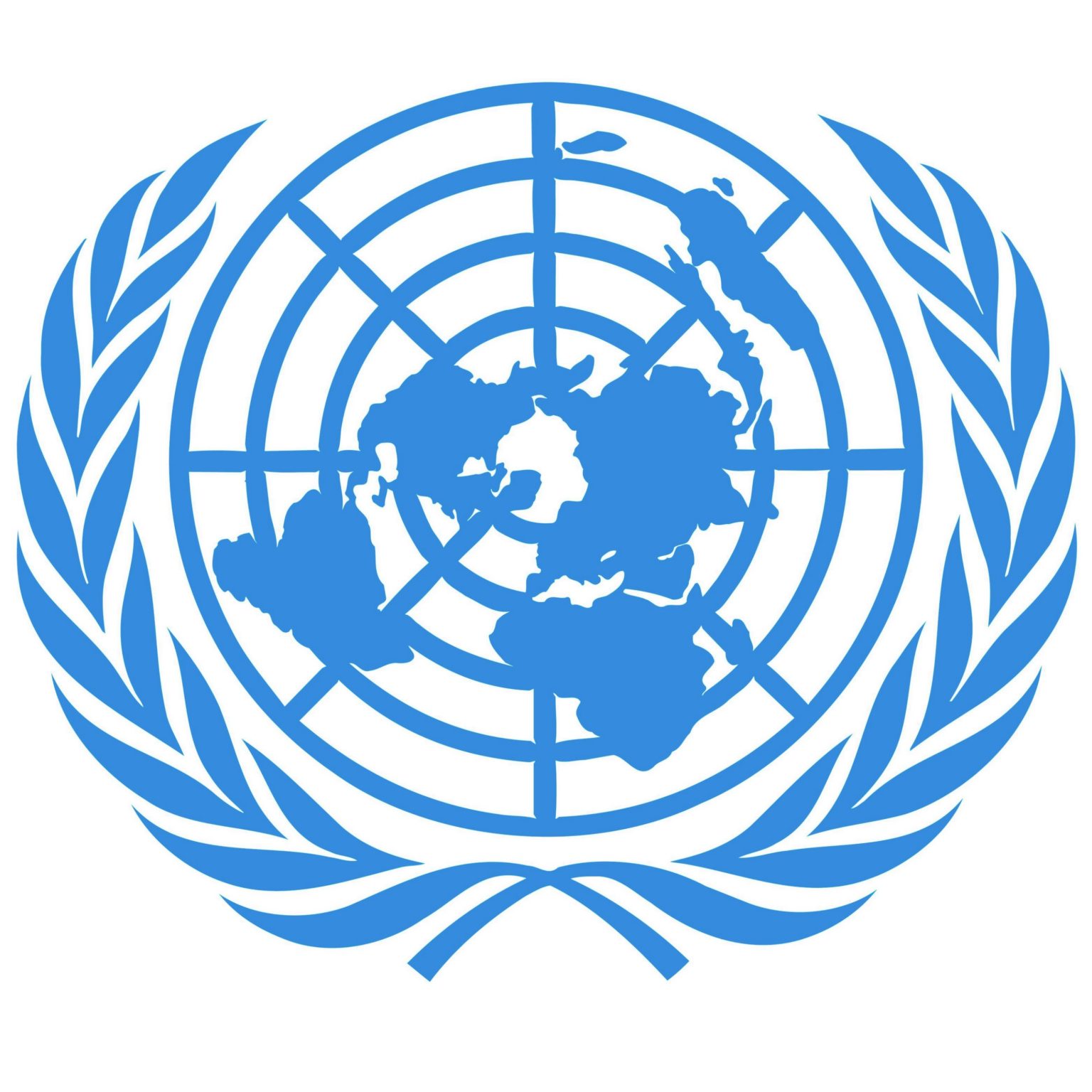 Logotype de l'ONU, qui est une référence professionnelle SIPPRO Solutions IP Protection, distributeurs de solutions de sûreté et de sécurité pour les professionnels.