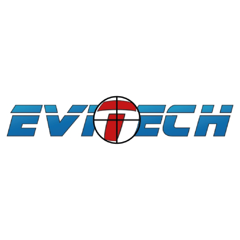 Logotype Evitech, une marque partenaire et distribuée par SIPPRO Solutions IP Protection, distributeurs de solutions de sûreté et de sécurité pour les professionnels.