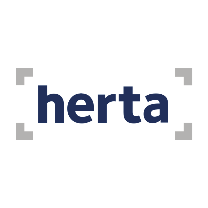 Logotype Herta Security, une marque partenaire et distribuée par SIPPRO Solutions IP Protection, distributeurs de solutions de sûreté et de sécurité pour les professionnels.