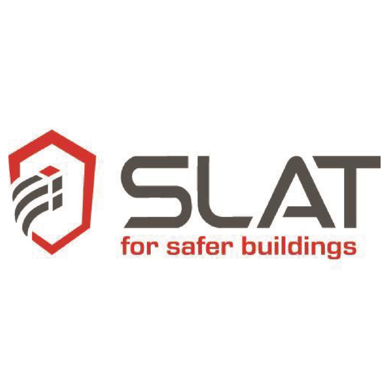 Logotype Slat, une marque partenaire de SIPPRO Solutions IP Protection, distributeurs de solutions de sûreté et de sécurité pour les professionnels.