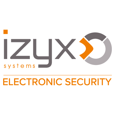 Logotype Izyx Systems, une marque partenaire et distribuée par SIPPRO Solutions IP Protection, distributeurs de solutions de sûreté et de sécurité pour les professionnels.