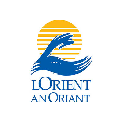 Logotype de la ville de Lorient, qui est une référence professionnelle SIPPRO Solutions IP Protection, distributeurs de solutions de sûreté et de sécurité pour les professionnels.