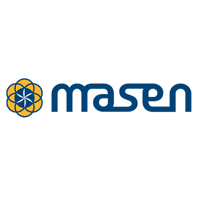 Logotype MASEN, qui est une référence professionnelle SIPPRO Solutions IP Protection, distributeurs de solutions de sûreté et de sécurité pour les professionnels.