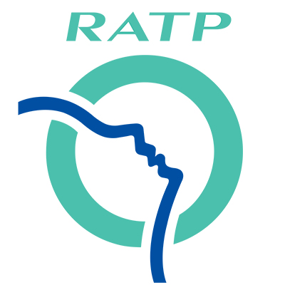 Logotype RATP, qui est une référence professionnelle SIPPRO Solutions IP Protection, distributeurs de solutions de sûreté et de sécurité pour les professionnels.