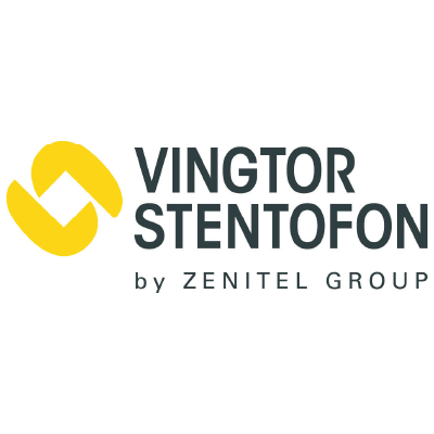 Logotype Vingtor Stentofon, une marque partenaire et distribuée par SIPPRO Solutions IP Protection, distributeurs de solutions de sûreté et de sécurité pour les professionnels.